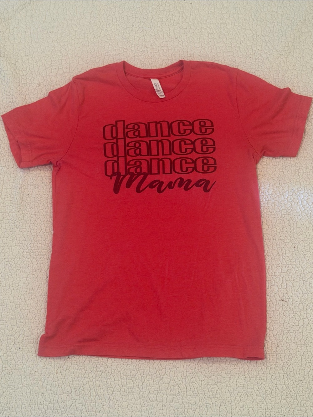Bella Canvas T Shirt Womens Dance Moma Red Medium